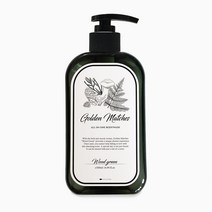 골든매치스 남성용 올인원 샴푸 앤 바디워시 우드그린, 1개, 500ml