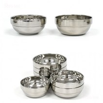 유치원 어린이집 업소용 보온 보냉 2중 구조 스텐 대접 국그릇 10cm 10.3cm 11.5cm 12cm 12.8cm 14cm 16cm, A타입 1호