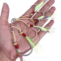 선상낚시 왕대구 대방어 지깅 바늘 어시스트 훅 싱글아이언훅, 3/0(2개입)