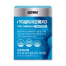 GNM자연의품격 rTG 알티지 오메가3, 60정, 1개