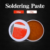 용접부품 연한 로진 납땜용 솔더링 페이스트 플럭스 PCB IC 부품 금속 가공용 용접 납땜젤 공구, [02] 50g