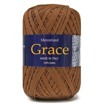[니뜨] 그레이스실 (Grace)(70g) (10+1) + 뜨개실무료도안증정, 700(브라운)