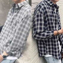 ow 신상셔츠 루즈 가을 단가라 스트라이프 드레스 남방