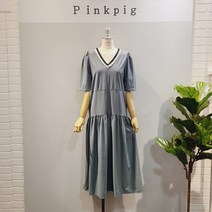 핑크피그 쥬비드 브이 레이스 원피스(PPA22OPS1104)