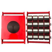 스페이스롤러 도비바퀴 대차 화물 중량물 운반롤러, 6톤 고무 바퀴, 1개