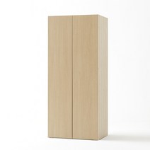 라자가구 뉴아토즈 멀티선반 행거 푸쉬도어 거울 부착 옷장 수납장 800 사이즈 14종, 2.도어 이불장, 메이플