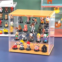 피규어 진열장 장식 케이스 정리 보관 4단, 4단 코랄레드 JP9024