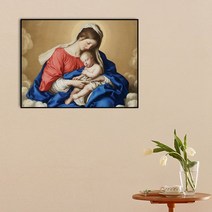 [마리아토] [캔버스액자] 사소페라토 - 기도하는 성모 마리아 Madonna in Prayer