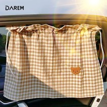 [판매순위1등] 다름 차량용 순면 커튼형 햇빛가리개 1P / 아기 차량 pangstory*28816633FM, 베어