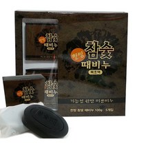미사랑C&C 참나무목초액 천연 참숯때비누 100g 5P세트, 5개