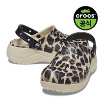 크록스 여성 BAYA PLATFORM PRINTED CLOG LEO (23SWCL208712)