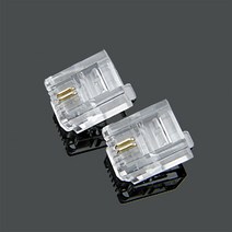 RJ-11 6P2C PLUG [EG/100개], 100개