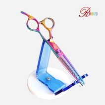 애견미용가위 무지개 숱가위 6in 고양이 강아지 커트 (W9F80BC)