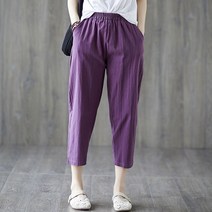 여성 린넨 긴바지 XO