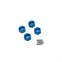 저렴한 7mm 휠 육각 어댑터 RC 자동차 부품 FMS FCX24 1/24 RC 크롤러 자동차 수리용 육각 허브 어댑터 DI, 02 Blue