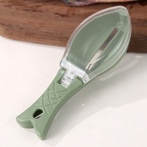 생선비늘제거기 물고기 피부 브러시 긁기 스케일 리무버 강판 빠른 분해 칼 청소 필링 스크레이퍼 스케일러, [02] A-Green