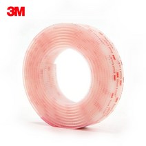 3M 듀얼락 양면 테이프 벨크로 찍찍이, 3M SJ3561-투명 /, 2.54cmX100cm