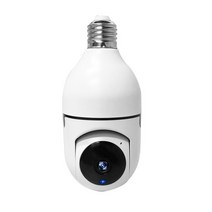 전구형 무선 CCTV 간편 설치 360도 회전 매장 사무실 창고 실외 홈캠 베이캠, 적외선야시 + 64GB + 5MP + 3.6mm