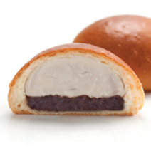 설렘제빵 아이스크림 단팥빵 125g X 4 생크림빵 냉동생지, 아이스단팥빵 밀크티맛 4봉