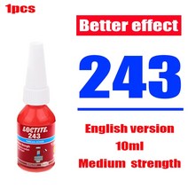 견고한 스레드 로커 록타이트 222 241 242 243 262 263 271 272 277 275 290 영어 버전 나사 혐기성 접착제, 03 English10ml 243