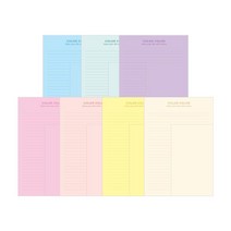 아이비스 1000 컬러컬러편지지3(SP), 연분홍색