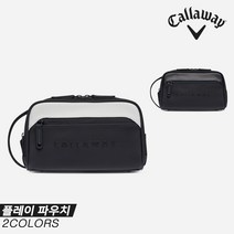 [캘러웨이코리아정품]2023 캘러웨이 플레이(PLAY) 파우치[2COLORS][남성용], 블랙, 옵션:블랙