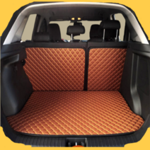 폴인 전차종맞춤 트렁크매트, GV80 7인승, 블랙-화이트