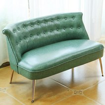 푹신한 소파 거실 미용실 편한쇼파 신혼 북유럽 저렴한, 3인, 블루그린 골드레그