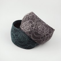 로즈 레이스 빅와이드 헤어밴드 데일리머리띠 넓은머리띠