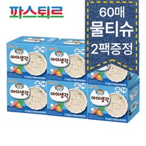 파스퇴르 아이생각 이유식 (중기)닭가슴살 고구마 비타민채 묽은죽 6팩(물티슈 2팩 증정), 6팩