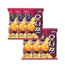 해태 오사쯔 60g x 6봉 봉지과자 스낵 간식, 1세트