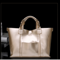 리앤킴 여성 소가죽 쇼퍼백 ST182