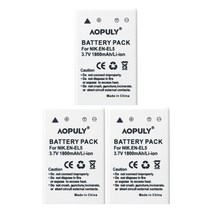 스테디 캠 카메라 봉 모노포드 삼발이 ENEL5 En El5 리튬 이온 충전식 배터, 04 3 Batteries