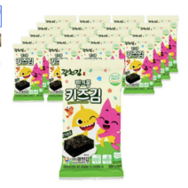 광천김 핑크퐁 유기원초 키즈 조미김 2g, 김, 45개