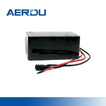 헬퍼솔 AERDU-14.8V 4S10P 32Ah 50A BMS 18650 충전식 리튬 배터리 팩 전기 스쿠터 ebike 바이크 오토바이 3200mAh 560W 500W