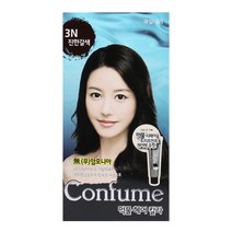 과일나라 컨퓸 먹물 헤어 칼라 3N 진한갈색