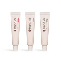 Hanalei 크루얼티 프리 및 파라벤 프리 립 트리트먼트 - 쿠쿠이 오일 시어 버터, Multi-color (Red, Rose, Clear), 0.17 Ounce (Pack of 3)