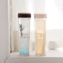 국내생산 주문 제작 이중 베이직 보틀 300ml DD-09908마이보틀 트라이탄보틀 보틀주문제작 보틀병 플라스틱보틀 투명보틀 트라이탄 물병 텀블러 보틀제작 투명물병 휴대용물병, 브라운, 단일옵션