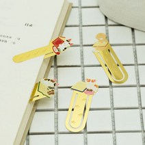 고양이 금속 북마크 북클립 책갈피, 10번악보