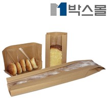 박스몰 크라프트 창봉투 빵봉투 식품포장용, 1개, 스탠드-(1741) 19x18x8 / 100장