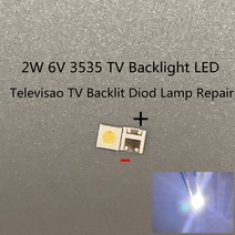 고전력 LED 백라이트 LG 쿨 135LM TV 애플리케이션 2W 3535 SEOUL UNI SAMSUNG LUMENS 50pcs, 01 3v