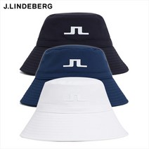 [J.LINDBERG] 여성 골프 모자 / 제이린드버그 시리 버킷햇 / 벙거지모자/화이트 네이비 블랙, One Size, 3.블랙