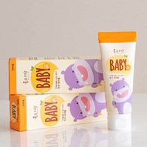 [KT알파쇼핑]닥터초이스 좋은치약 베이비 1단계 60g 무불소 아기치약, 기본상품