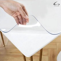 꼬꼬미 국산 항균 투명 반투명 한샘 샘스틸 책상매트, 투명1.5t
