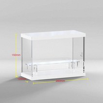 화이트 투명 피규어 전시장 레고 베어브릭 아크릴 장식장 정리함 디스플레이 케이스
