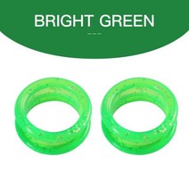 손가락 반지 모든 가위에 맞게 삽입 미용 가위 Accessorie 교체 부품 모든 크기에 맞게 실리콘 소프트, 100pcs_bright green