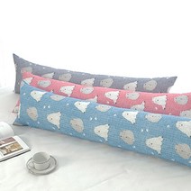 찬미디자인 여름 바디필로우 솜포함, 아이스 북극곰 핑크