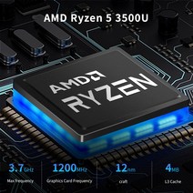 Ryzen53500U미니PC 신윈도우11프로DDR4NVMESSD데스크탑게임용컴퓨터2HD, 0416GRam512GSSD_02Ryzen73700U