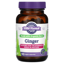 오레곤스 야생 수확 진저 1000mg 생강 비건 캡슐 90개 Zingiber, 1병