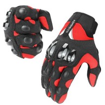 KEMI-통기성 오토바이 장갑 남녀 공용 여름용 터치 스크린 크로스 글러브, M_CHINA, Style 1 red